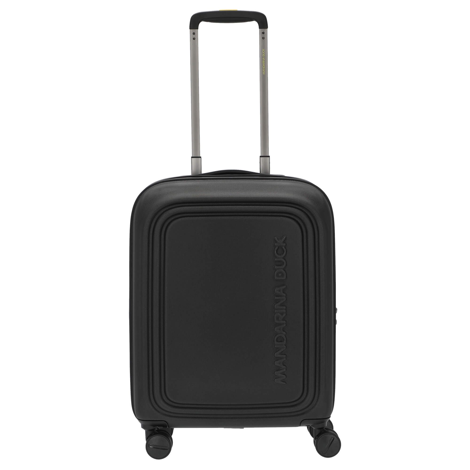 Mandarina Duck Handgepäck-Trolley Logoduck+ - 4-Rollen-Kabinentrolley 55 cm S (black), 4 Rollen Rollen