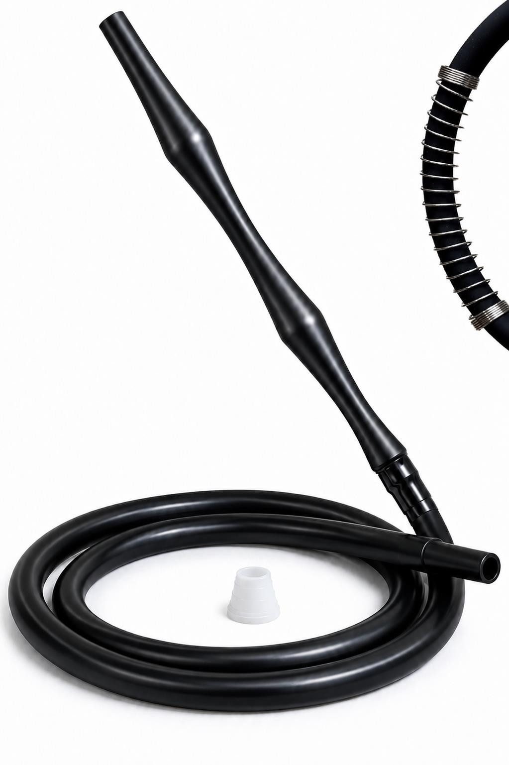 BAYLI flexibler Schlauch Bayli 1,45 m Soft Touch Shisha Silikonschlauch mit Mundstück und Adapt, Zubehör für Shisha, Wasserpfeife