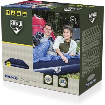 Bestway Luftbett Pavillo™ Blue Horizon, 203 x 152 x 22 cm Doppelbett Camping Zelt