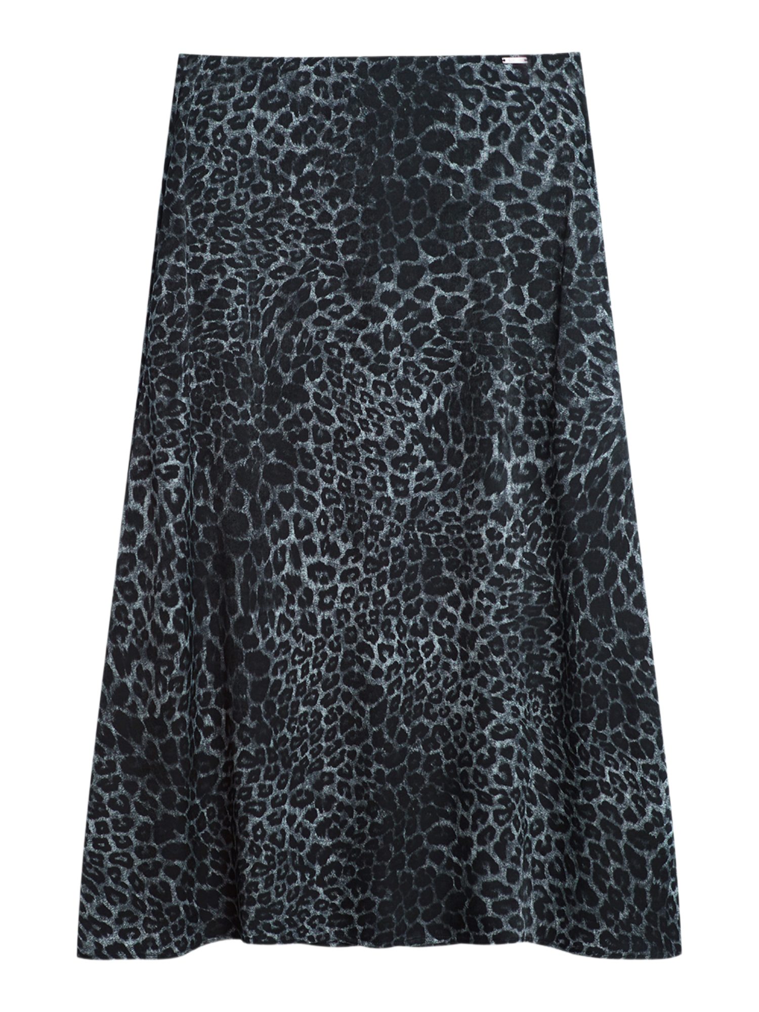 Cinque Lederrock schwarz,Freizeit,Polyester,Animalprint,Regular Fit,Mittel