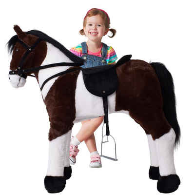Reitpferd 70cm Spielpferd als Stehpferd, ein Pferd zum Reiten für Kinder in Dunk