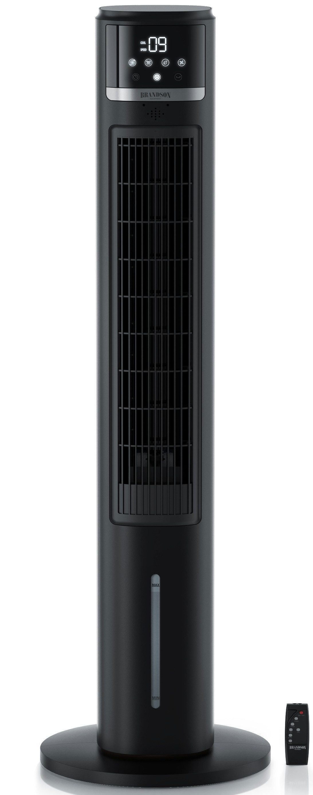 Brandson Ventilatorkombigerät Mobiler Luftkühler, 3,2L Wassertank, Fernbedienung, Luftbefeuchter, NTV Sieger 2026 Verdunstungskühler 9 Stufen, Oszillation, Ion-Funktion