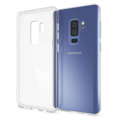 Nalia Smartphone-Hülle Samsung Galaxy S9 Plus, Klare Silikon Hülle / Extrem Transparent / Durchsichtig / Anti-Gelb