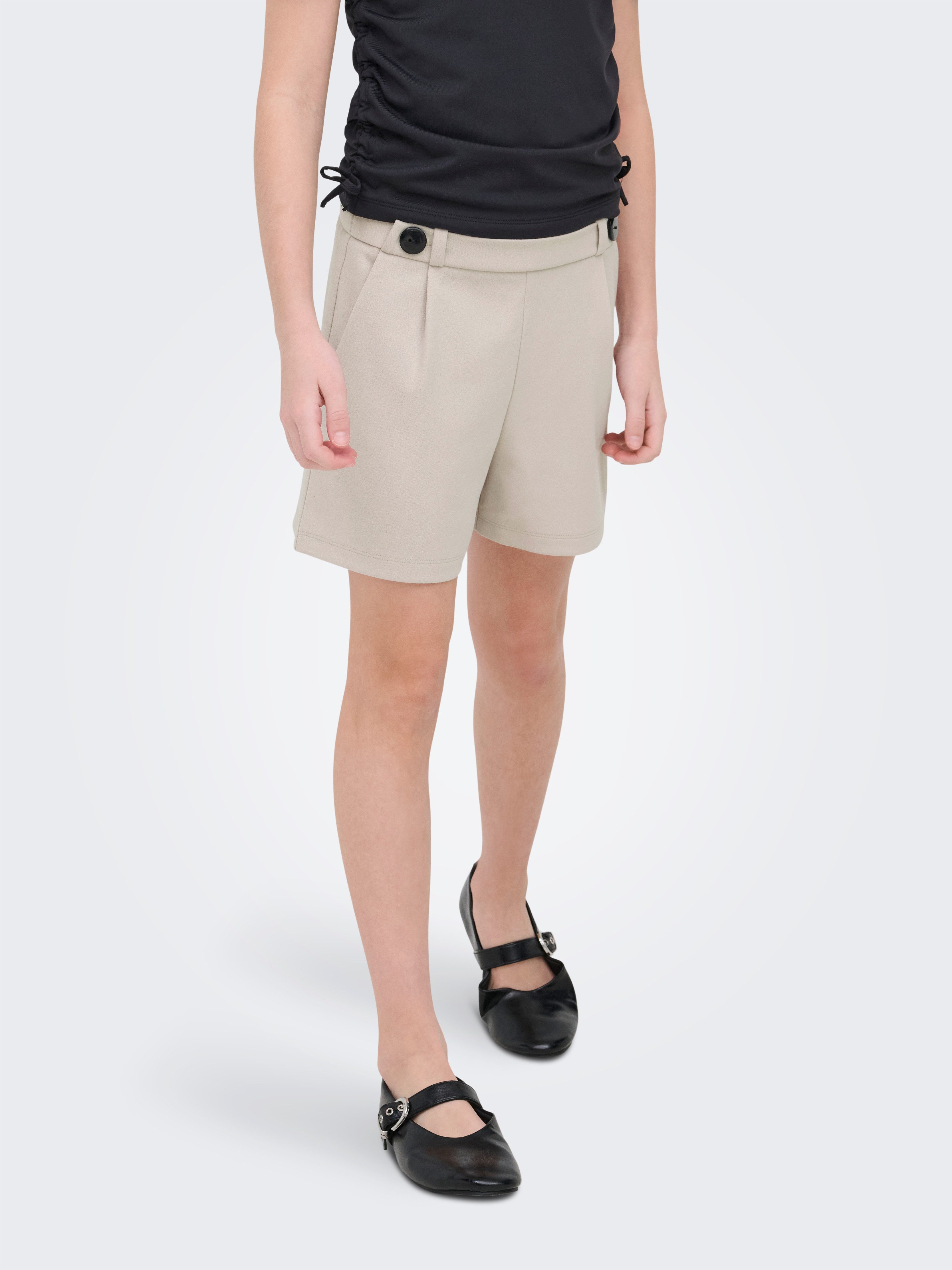 KIDS ONLY Shorts KOGGEGGO LIFE BUTTON SHORTS VD JRS NOOS Materialmix, normal geschnitten