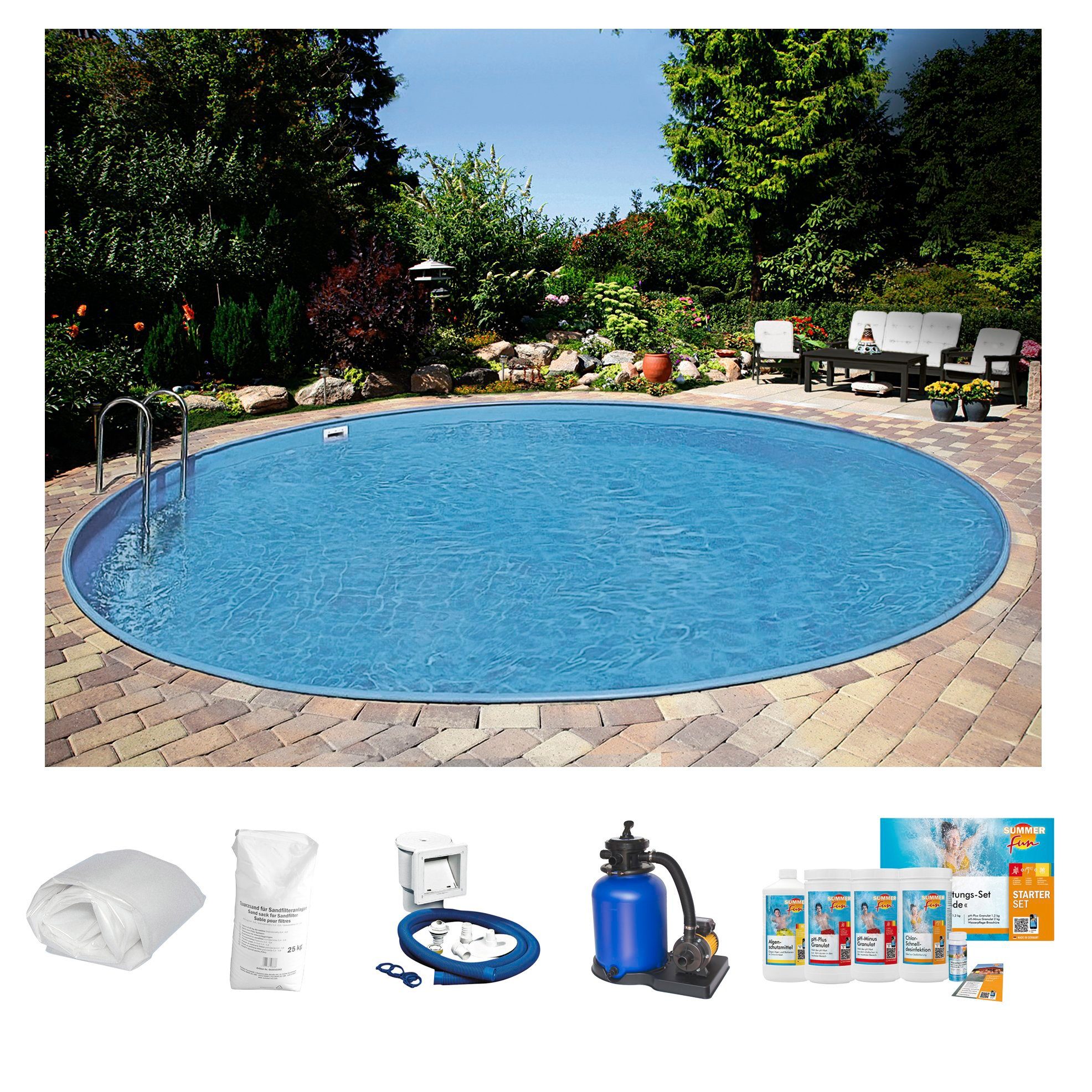 Clear Pool Rundpool PREMIUM IBIZA (Set, günstig online kaufen