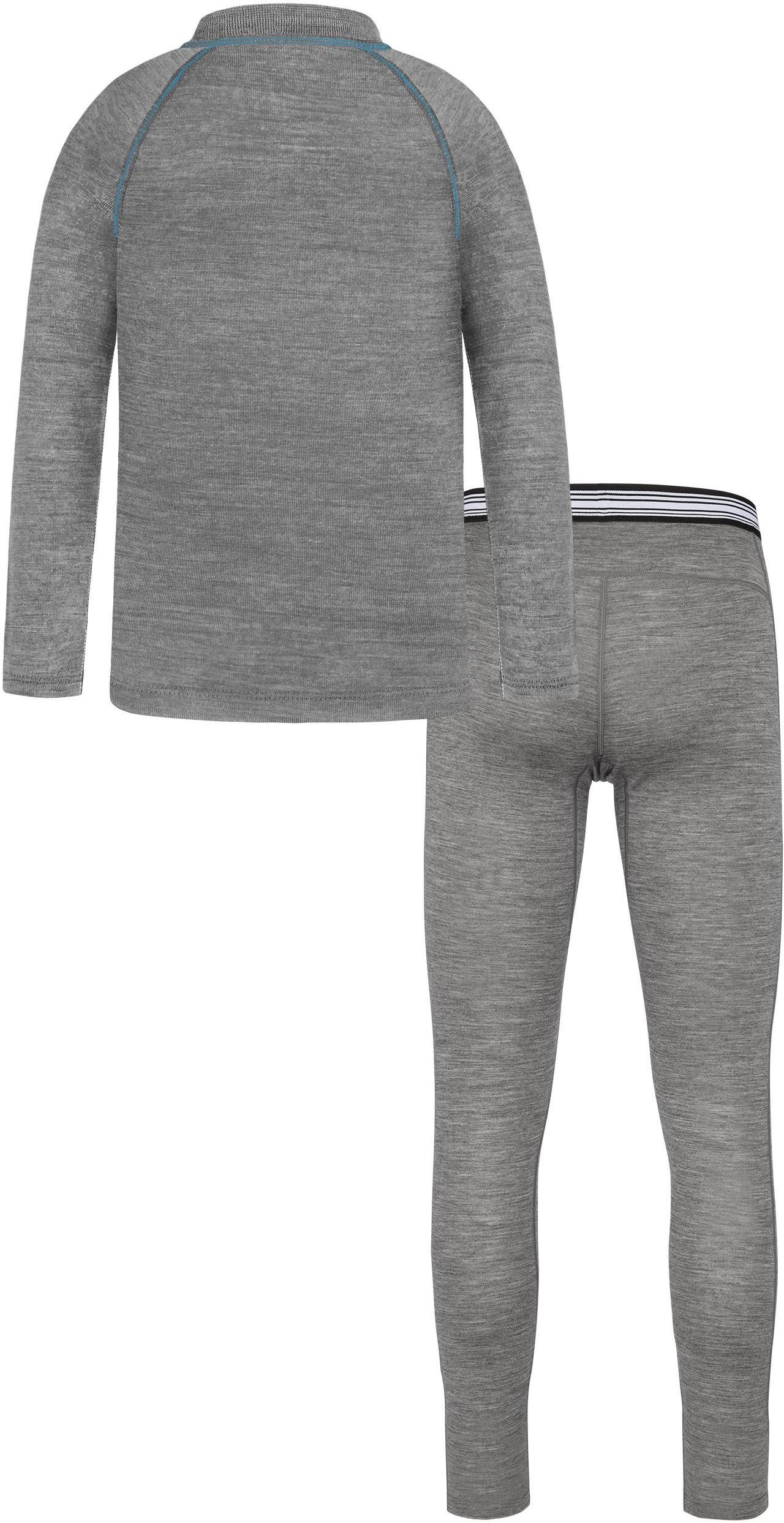 normani Thermohose Merino Oberteil „Nyapari“ und Merino Hose „Mackay“ Merino Skiunterwäsche Thermounterwäsche aus 100% Bio-Merinowolle