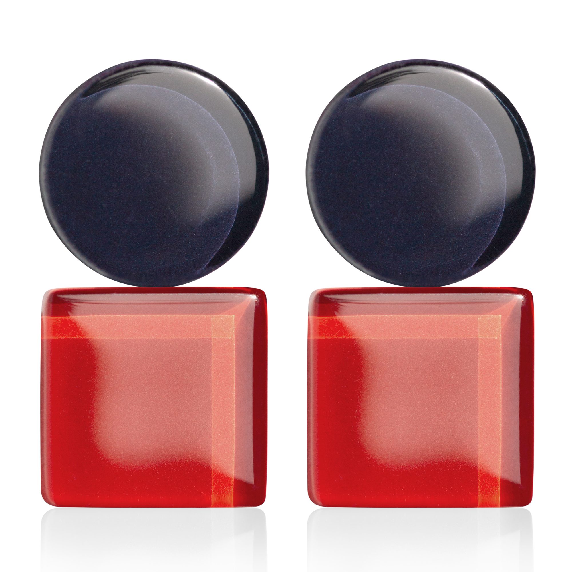 ALEXASCHA Paar Ohrclips Geometrische Clip Ohrringe im Bauhaus Design • Stat günstig online kaufen