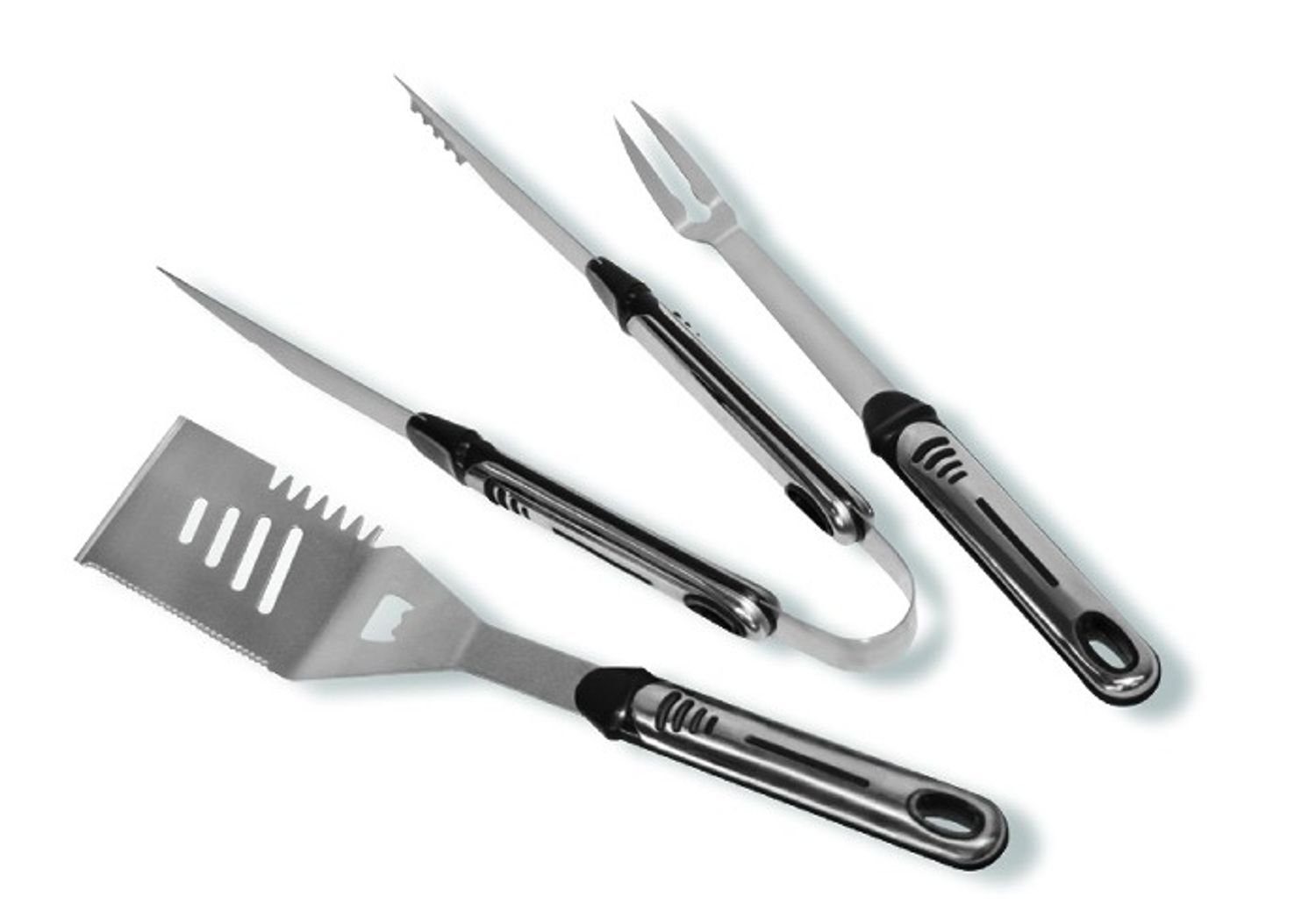 Grillbesteck-Set Activa Edelstahl Grillbesteck 3-teilig