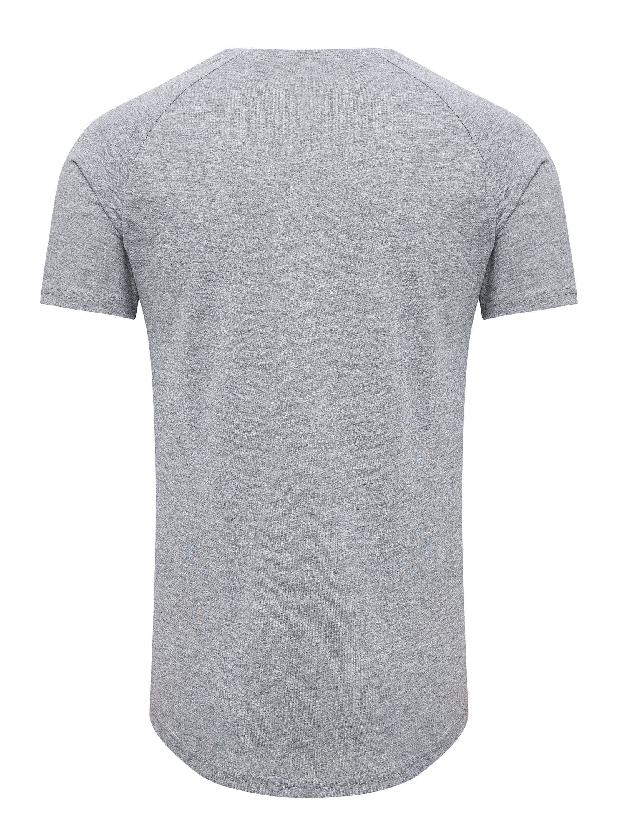 Pittman T-Shirt 3-Pack Herren T-Shirt Finn (Set, 3er-Pack) Oversize Rundhals T-Shirt