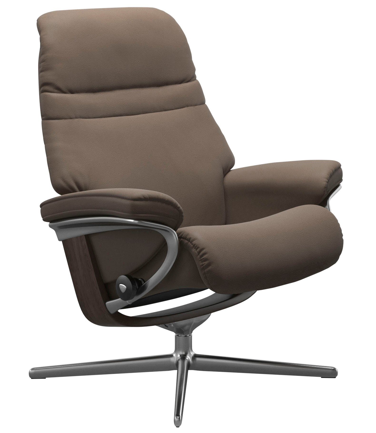 Stressless® Relaxsessel Sunrise, mit Cross Base, Größe S, M & L, Holzakzent Wenge