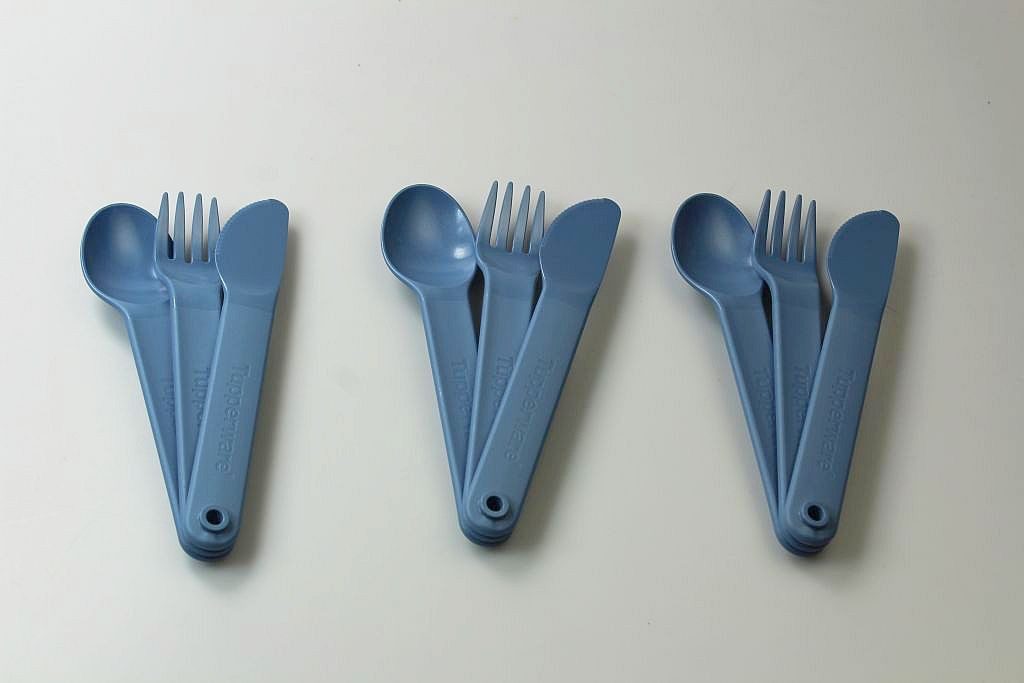 TUPPERWARE Besteck-Set Besteck SET blau (3)