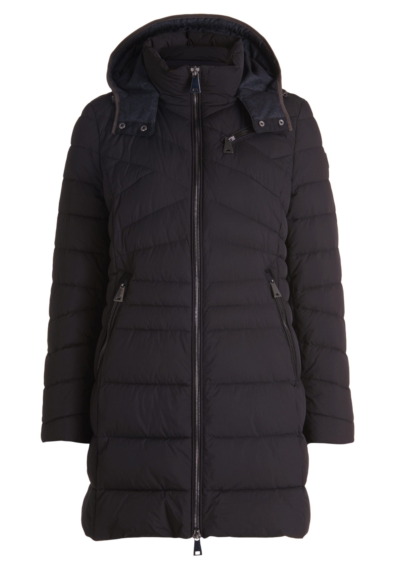 Gil Bret Steppjacke Damen Steppmantel mit abnehmbarer Kapuze günstig online kaufen