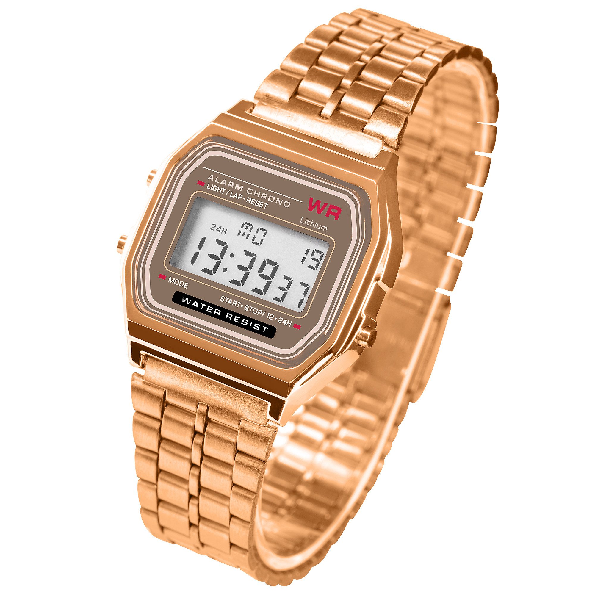 Taffstyle Digitaluhr Digitale Armbanduhr Retro Design Beleuchtung Alarm und günstig online kaufen