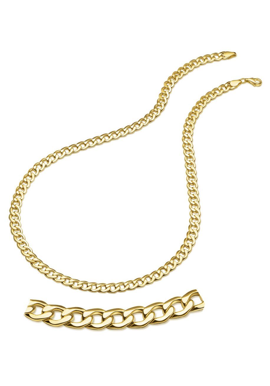 Firetti Goldkette Schmuck Geschenk Gold 333 Halskette Panzerkette, Made in Germany