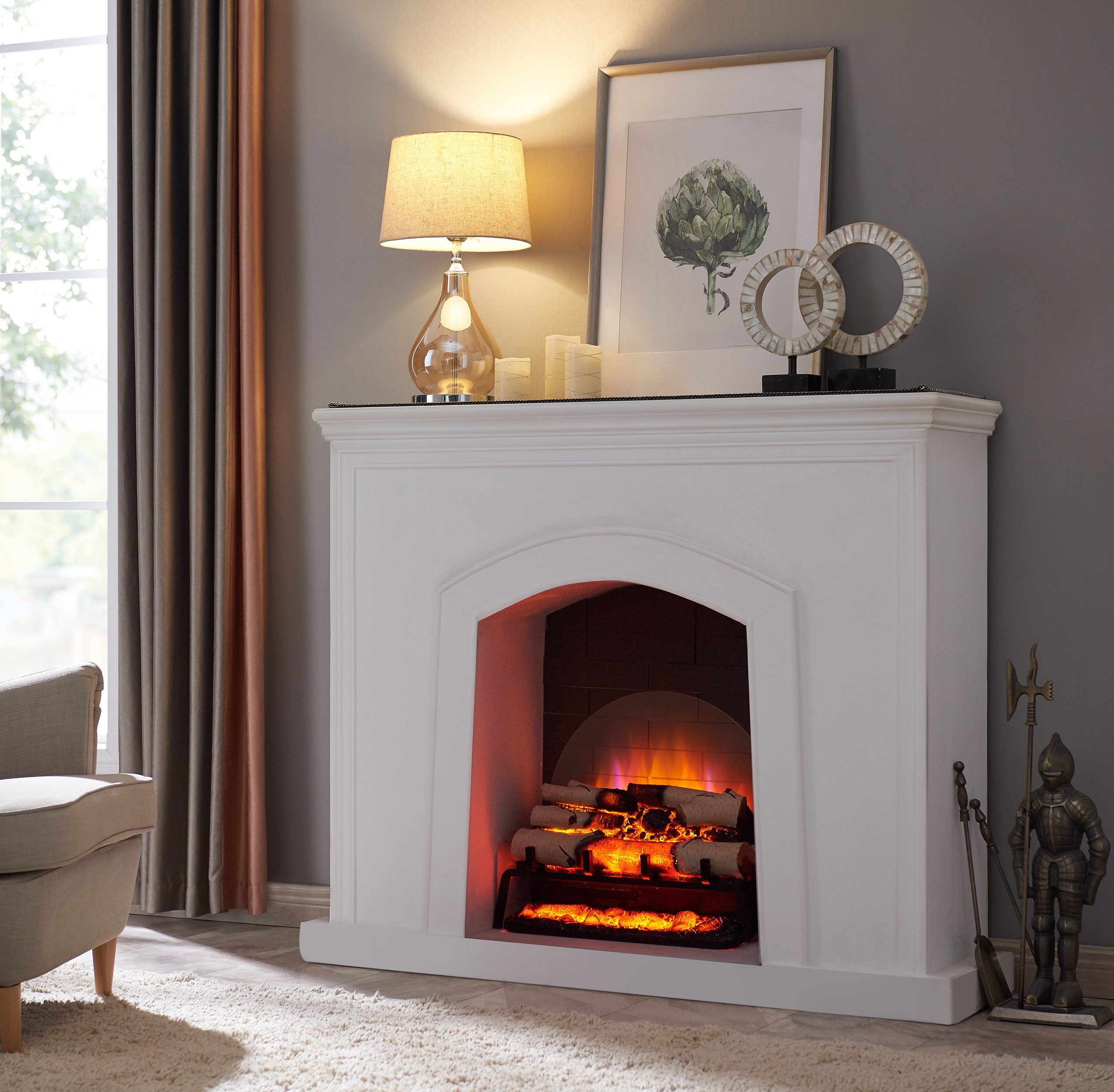 Balderia Elektrokamin Elektrische Feuerstelle BALDERIA Lily - Kamineinsatz, günstig online kaufen