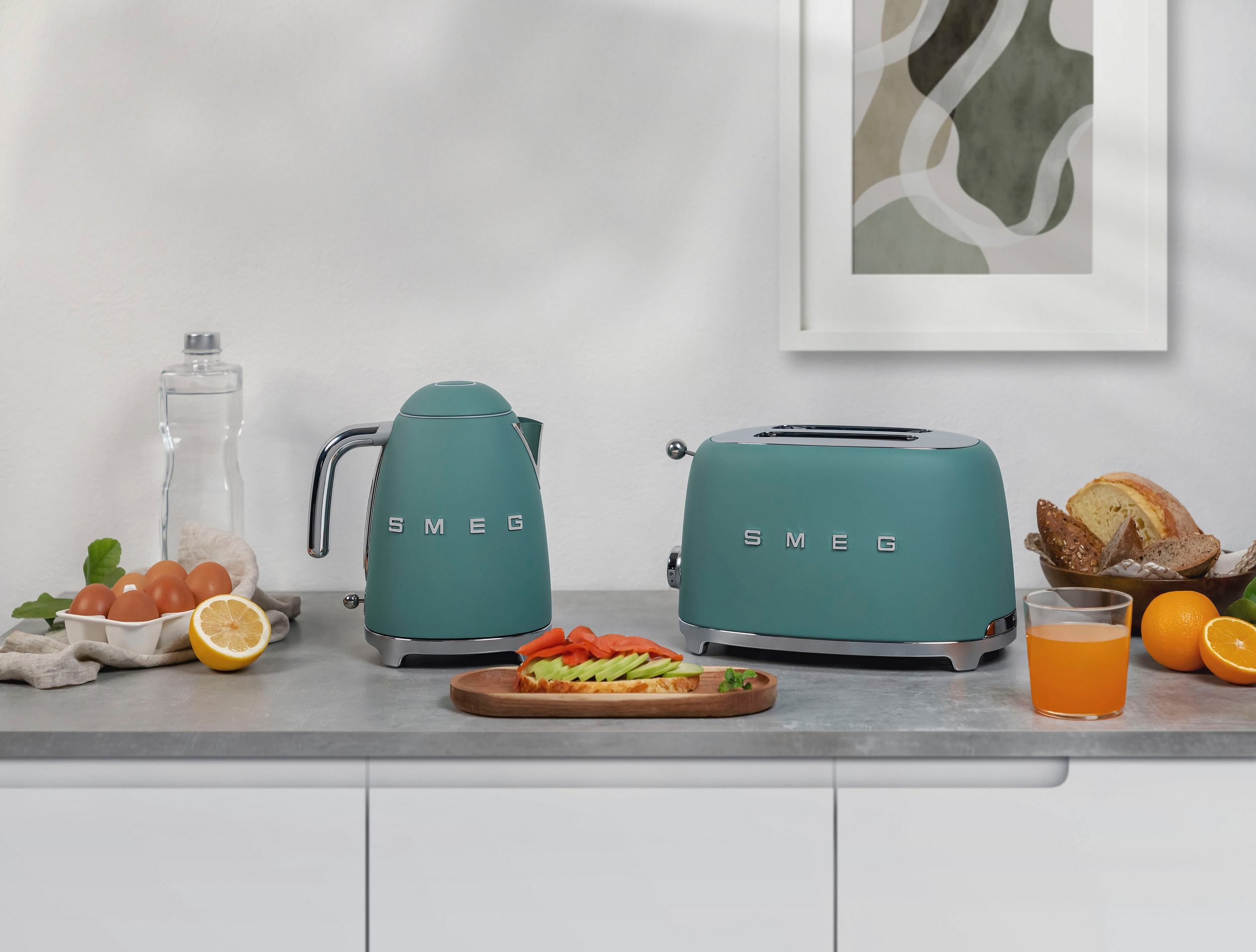 Smeg Toaster TSF01EGMEU, 2 Schlitze, für 2 Scheiben, 950 W