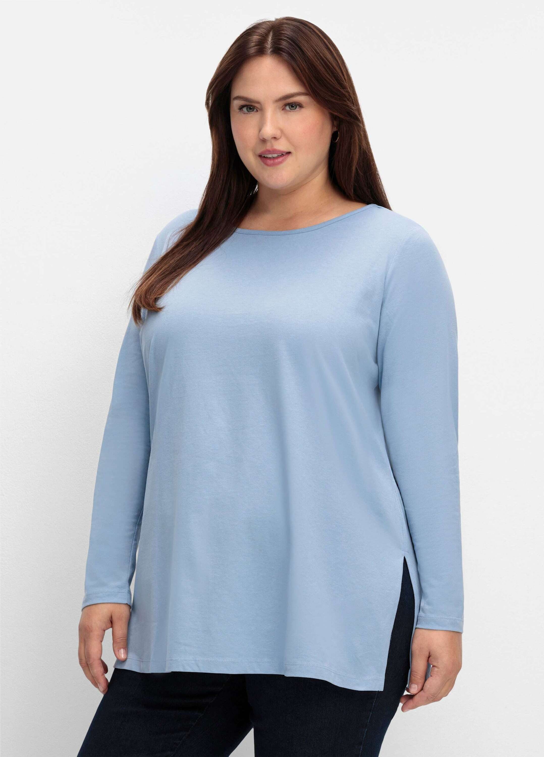 Sieh an! T-Shirt Longshirt Langarm günstig online kaufen