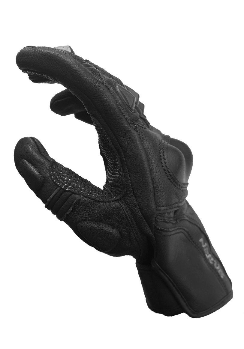 NERVE Motorradhandschuhe KQ11 mit Weitenverstellung, stabile Handschuhe,  ideal für Tourenfahrten