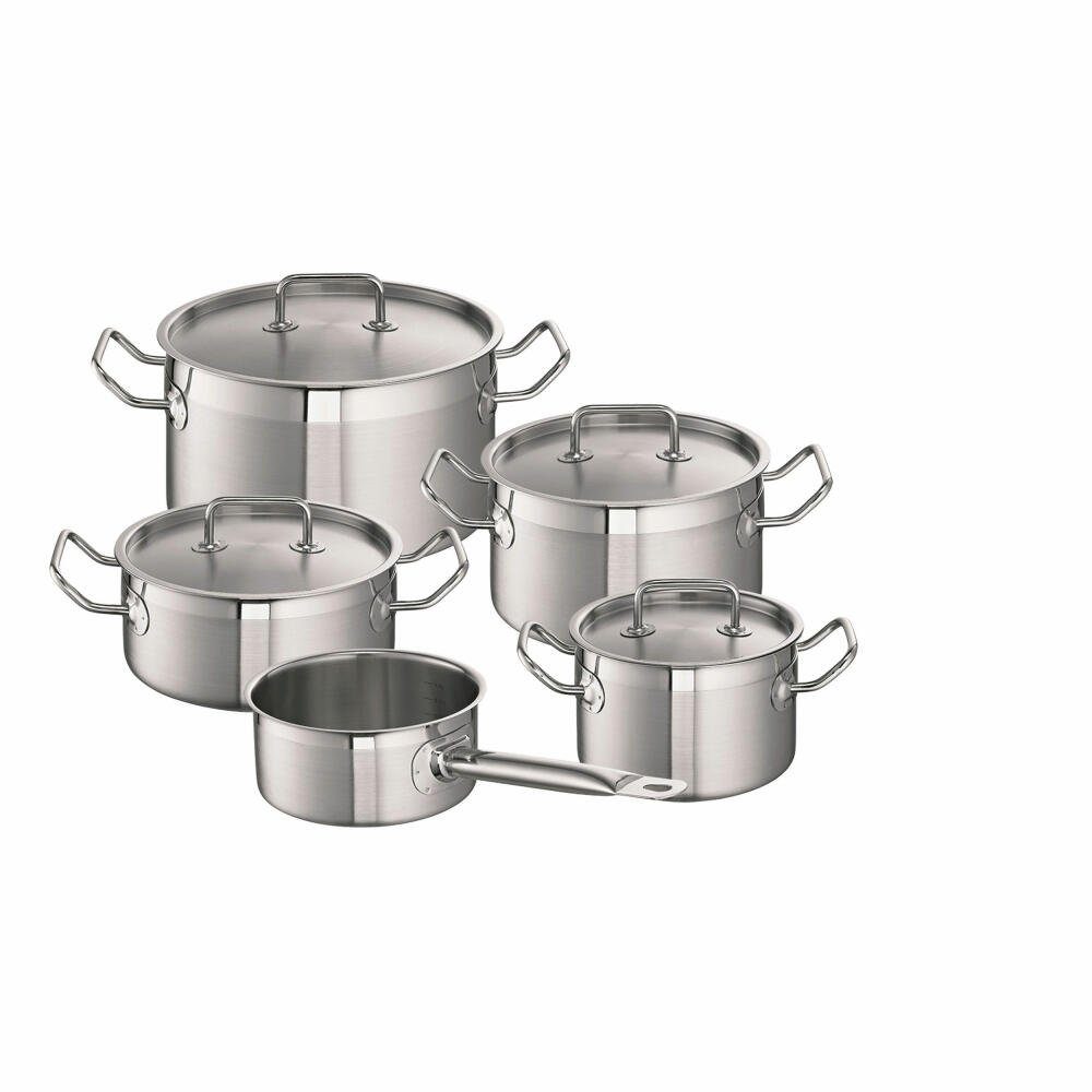 induktionsgeeignet Profi-Line SCHULTE-UFER 5-tlg), (Set, Meister, i Edelstahl Topf-Set