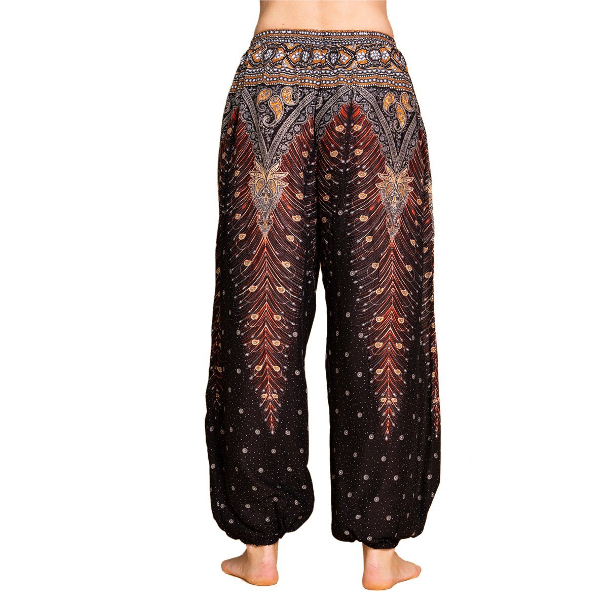 PANASIAM Haremshose Muckhose im Peacock Design leichte Sommerhose als Harem günstig online kaufen