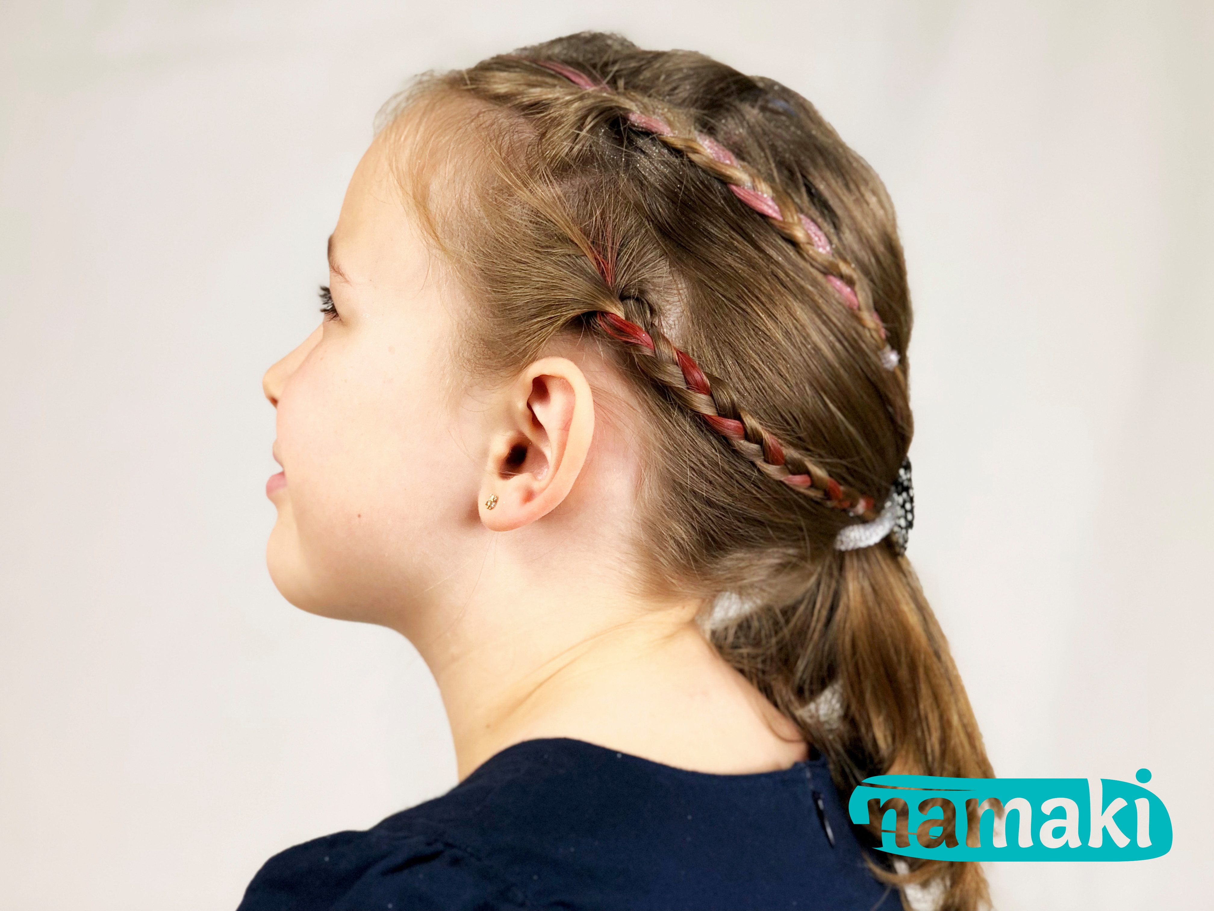 Namaki Haar-Mascara für Kinder – Temporäre, auswaschbare Haarfarbe, Bunte Haarfarbe für Kinder – Vegane, Bio-zertifizierte Mascara