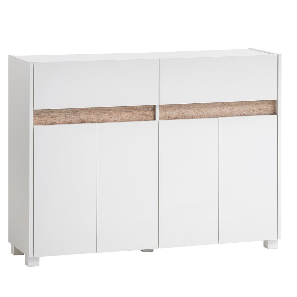 Lomadox Garderoben-Set CORATO-80, (Spar-Set, 3-St), weiß günstig online kaufen