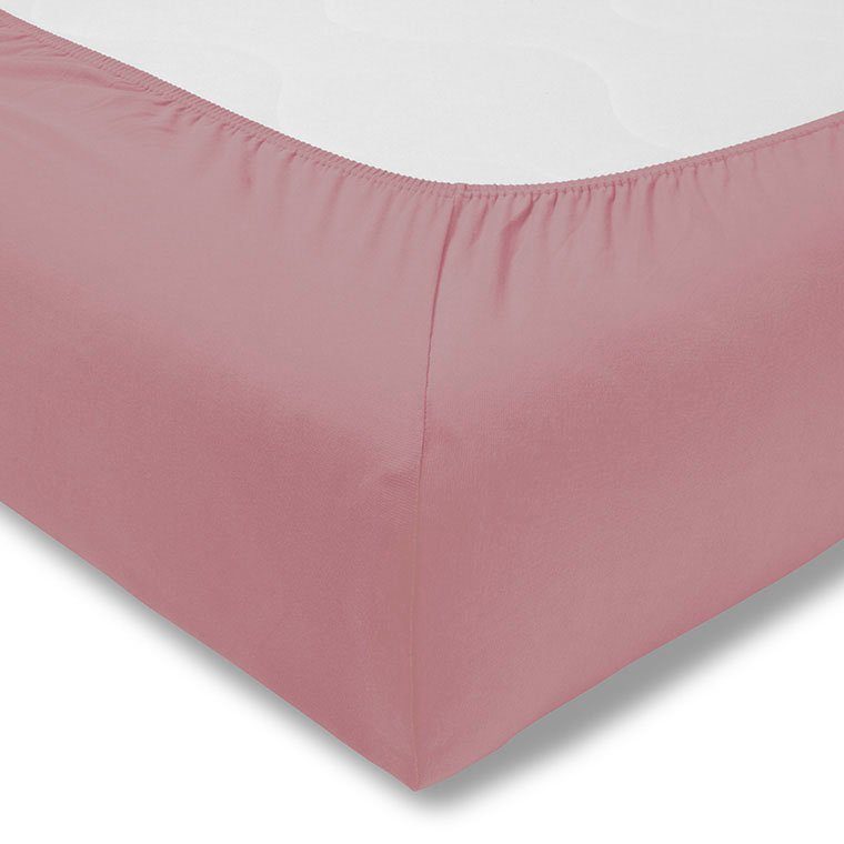 ESTELLA Fein-Jersey Spannbetttuch  UNI ¦ lila/violett ¦ Maße (cm): B: 180 B günstig online kaufen