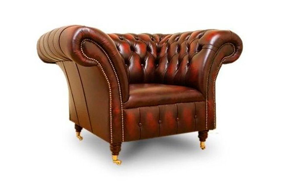 1 Chesterfield-Sessel, JVmoebel Chesterfield Sitzer Sessel Design