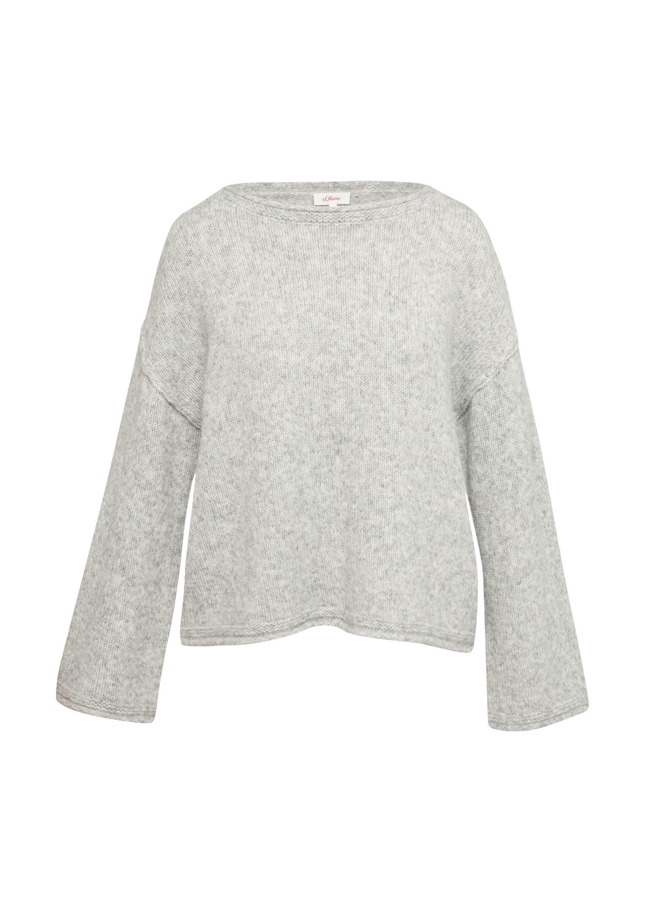 s.Oliver Longpullover Strickpullover Strickpullover mit weiten günstig online kaufen