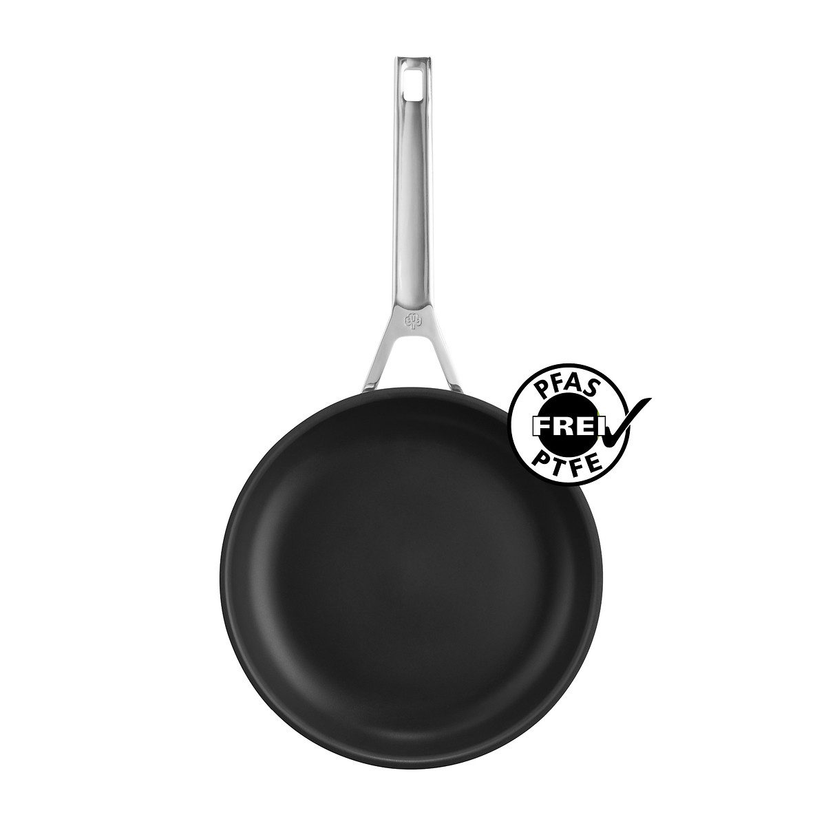 SCHULTE-UFER Bratpfanne Quasar, Edelstahl (Einzelartikel, 1 x Bratpfanne), 24 cm, mit UniverSUS®, backofen- und spülmaschinengeeignet