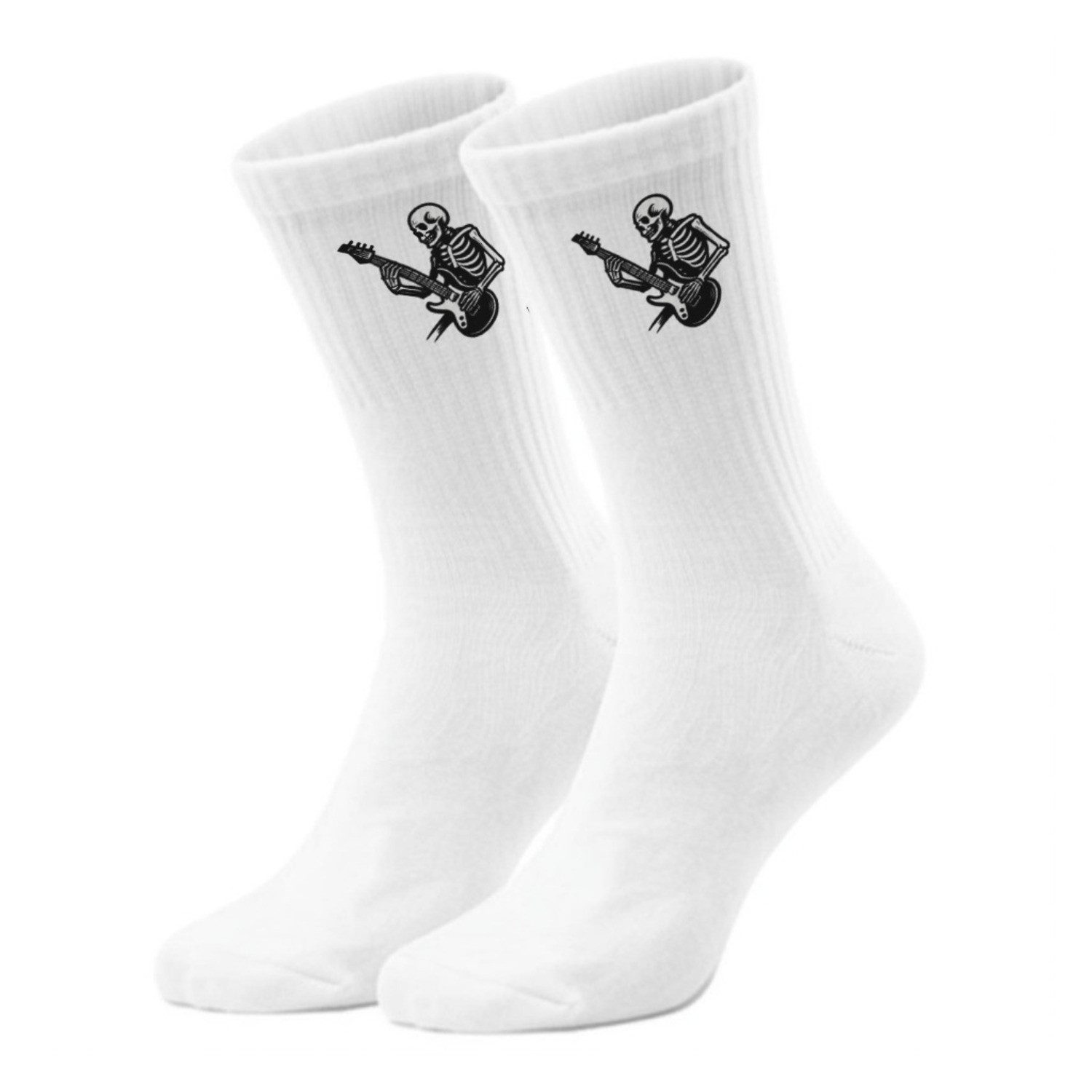 Freizeitsocken epicsocks DarkRhythms Gitarrenskelett Socken in 37-41 im Paar