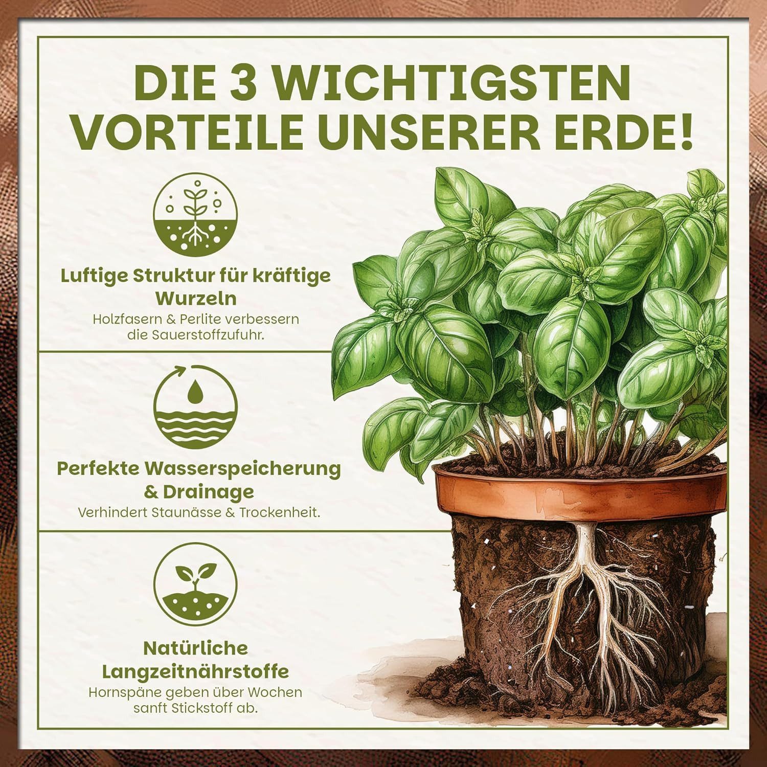 GREEN HOME LOVE NATURE Anzucht- und Kräutererde Anzucht- & Kräutererde, Aussaaterde für Gemüse, Kräuter & Tomaten 18 L, 36 L, 72 L, Langzeitdünger, Perlit, Koko – Bild 3 von 5