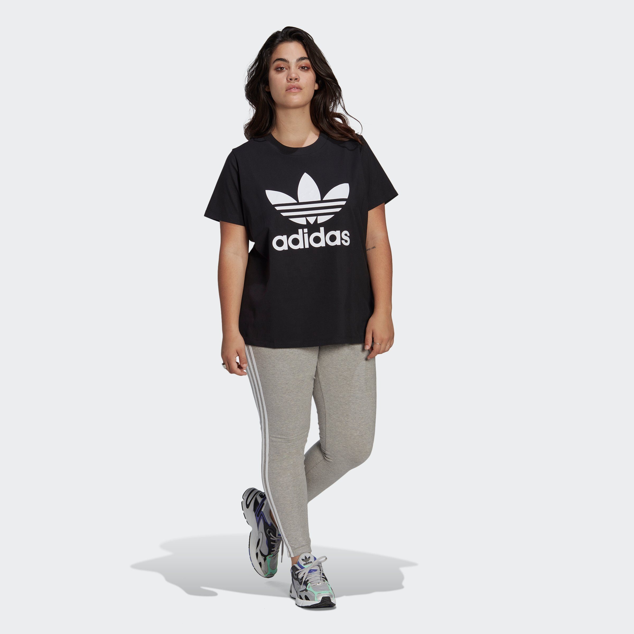 adidas – T-Shirt Black ADICOLOR TREFOIL Originals GROSSE CLASSICS GRÖSSEN