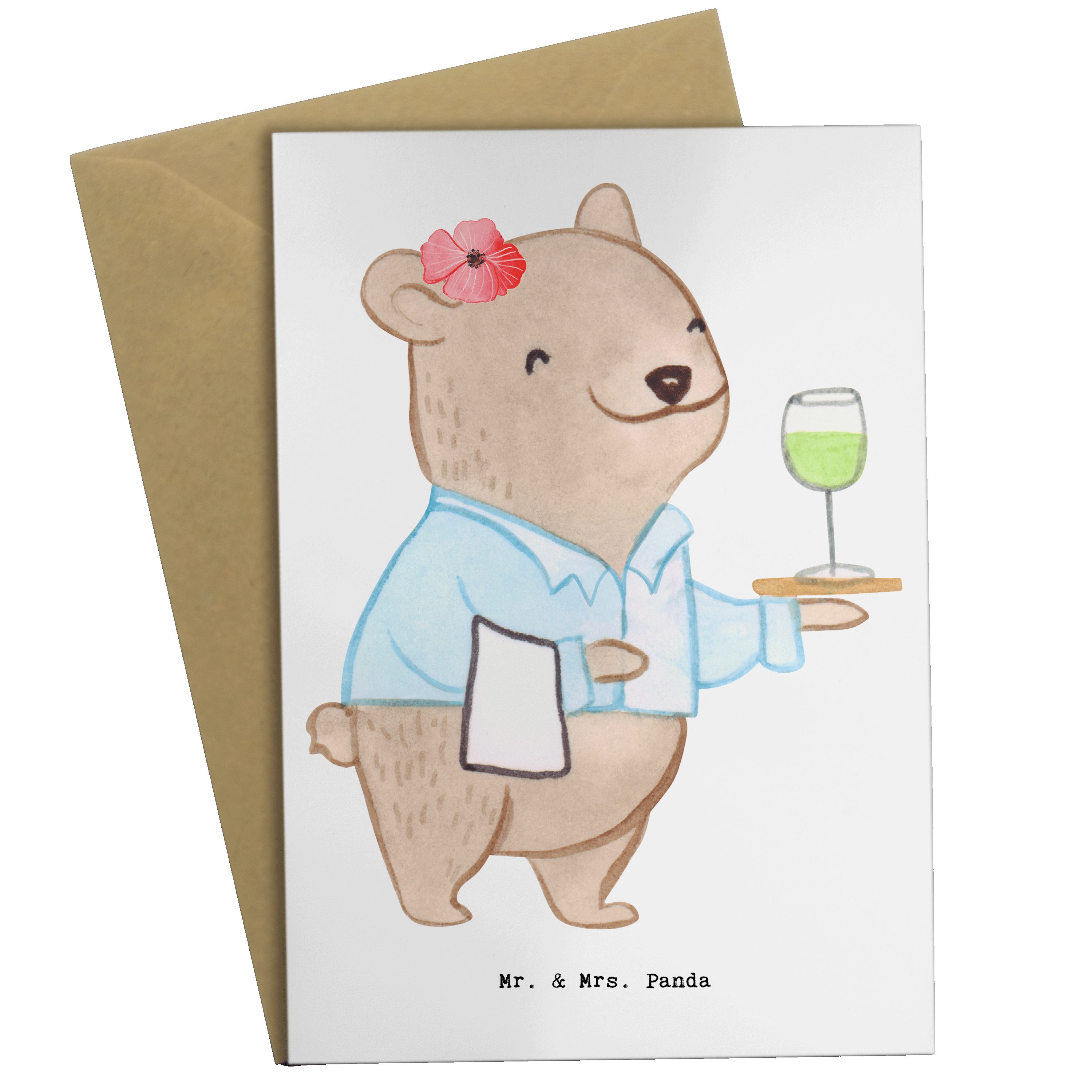 Mr. & Mrs. Panda Postkarte „Lieblingsmensch“ – Mit Herz-Motiv Für Geburtstag, Dankeschön & Liebesgrüße