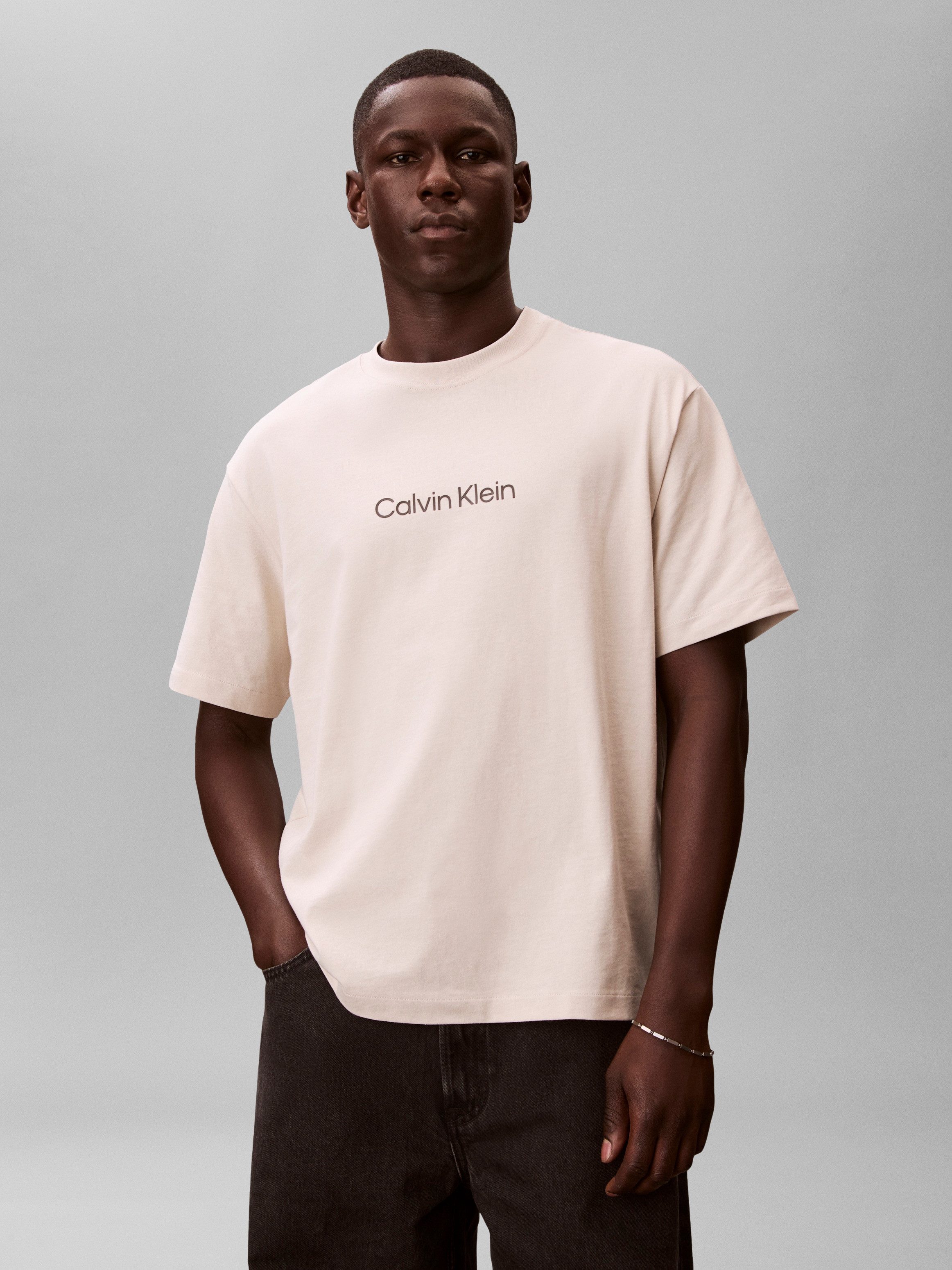 Calvin Klein T-Shirt Rundhalsausschnitt, relaxed fit günstig online kaufen