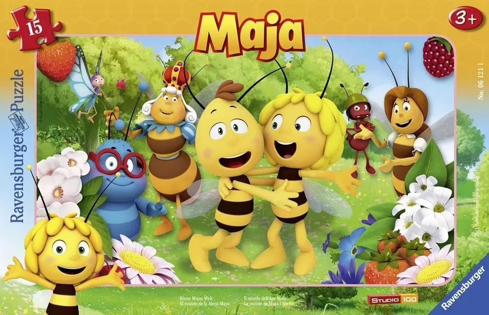Ravensburger Puzzle AT: Biene Maja. Rahmenpuzzle 15 Teile, 15 Puzzleteile günstig online kaufen