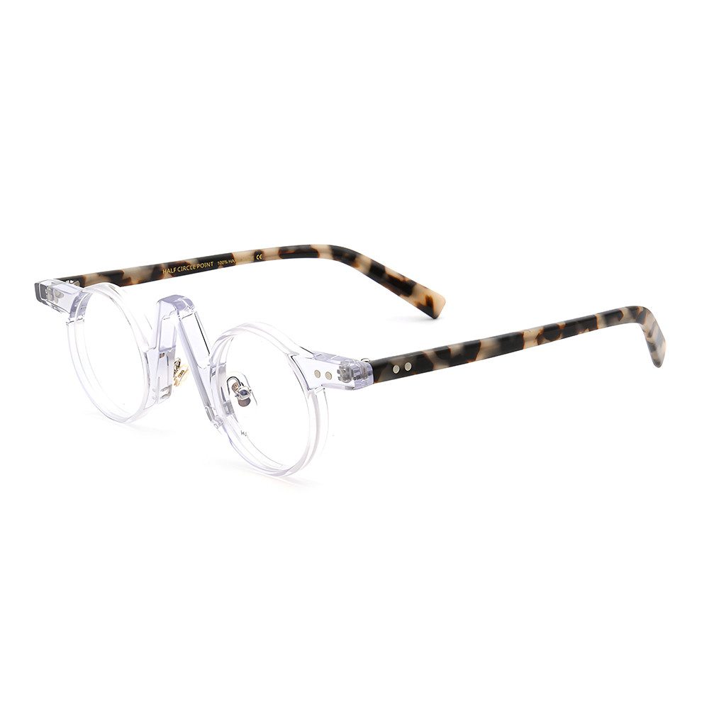 Brille Damen Herren Ohne Sehstärke Rundrahmen Blaulichtfilter Mode
