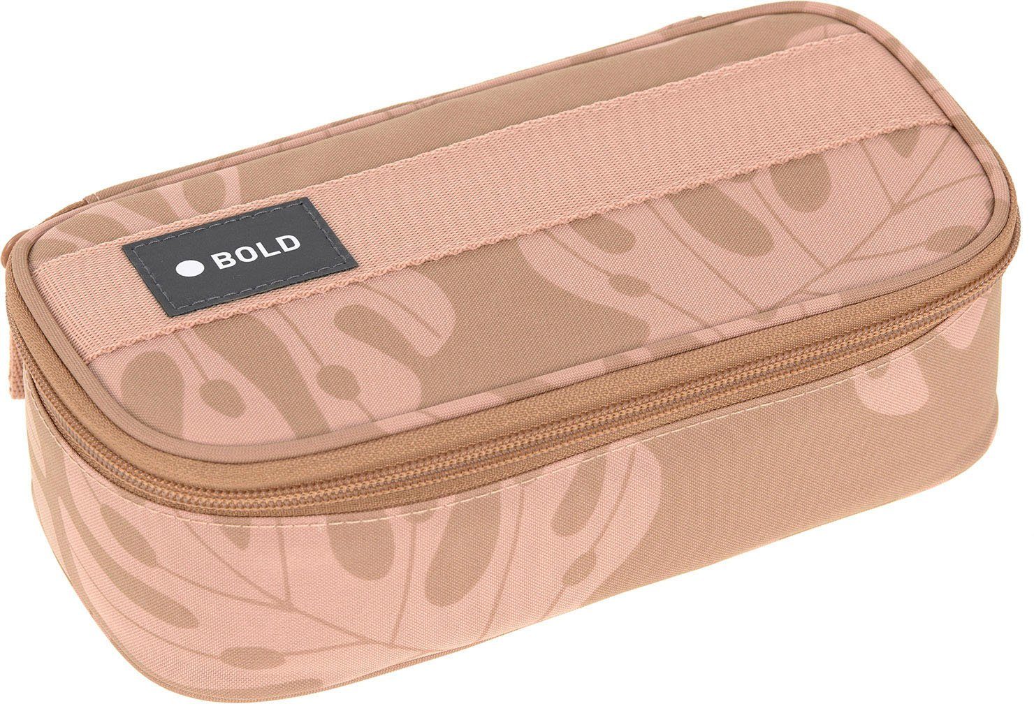 LÄSSIG Schreibgeräteetui Spacy Bold, leaves caramel, günstig online kaufen