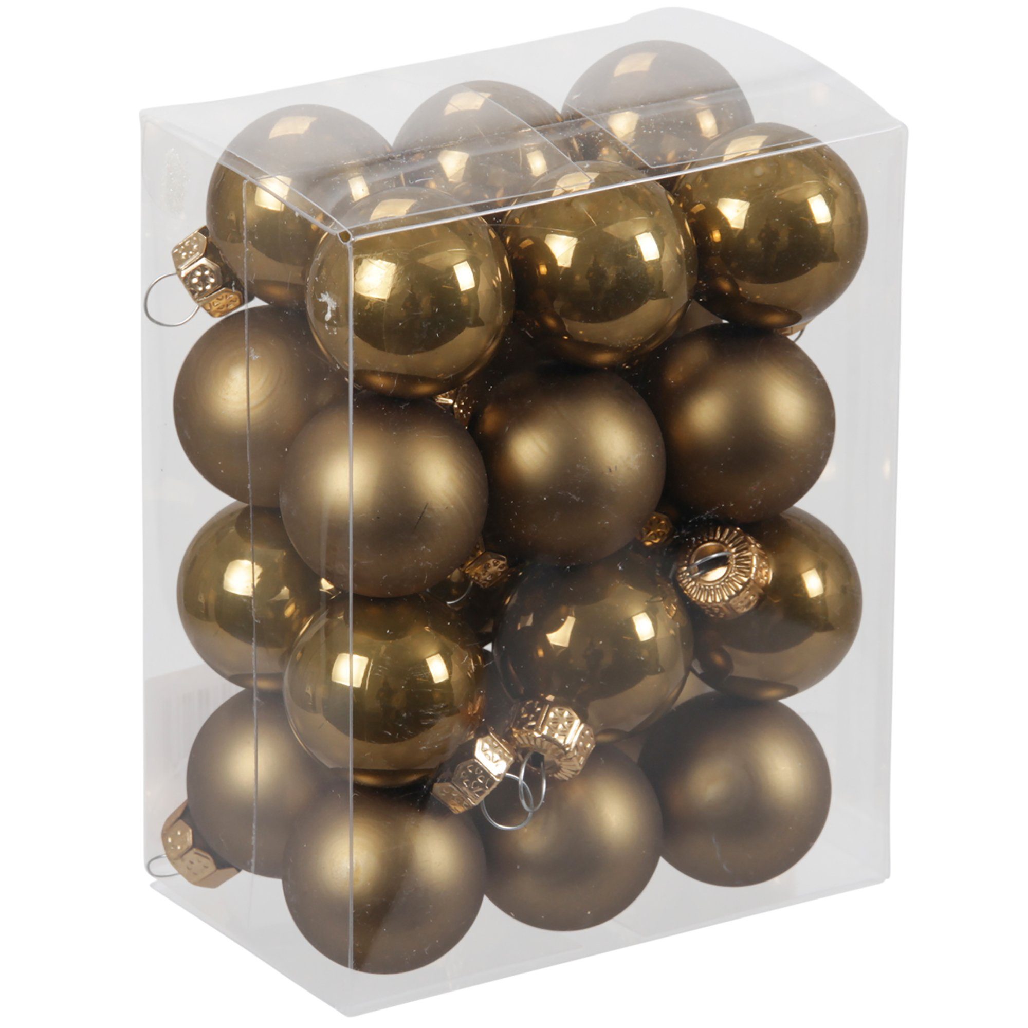 Annastore Weihnachtsbaumkugel Kleine Baumkugeln aus Glas Ø 2 cm/3 cm - Christbaumkugeln, Baumschmuck, Christbaumschmuck