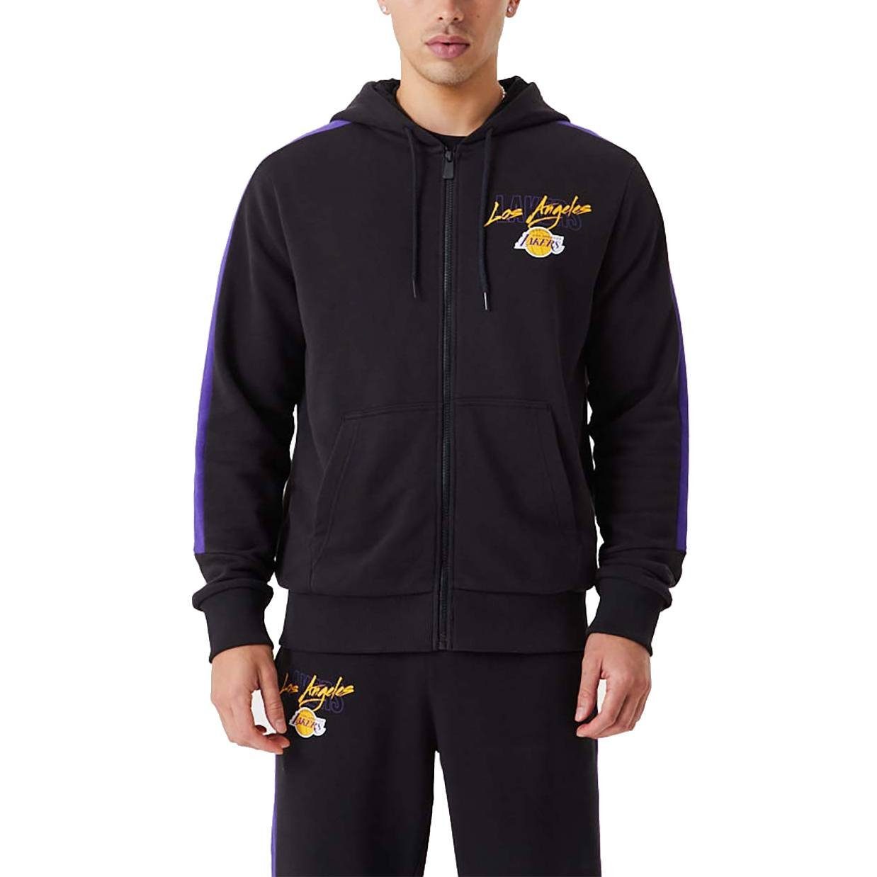 New Era Sweatjacke Ziphoodie New Era Los Angeles Lakers