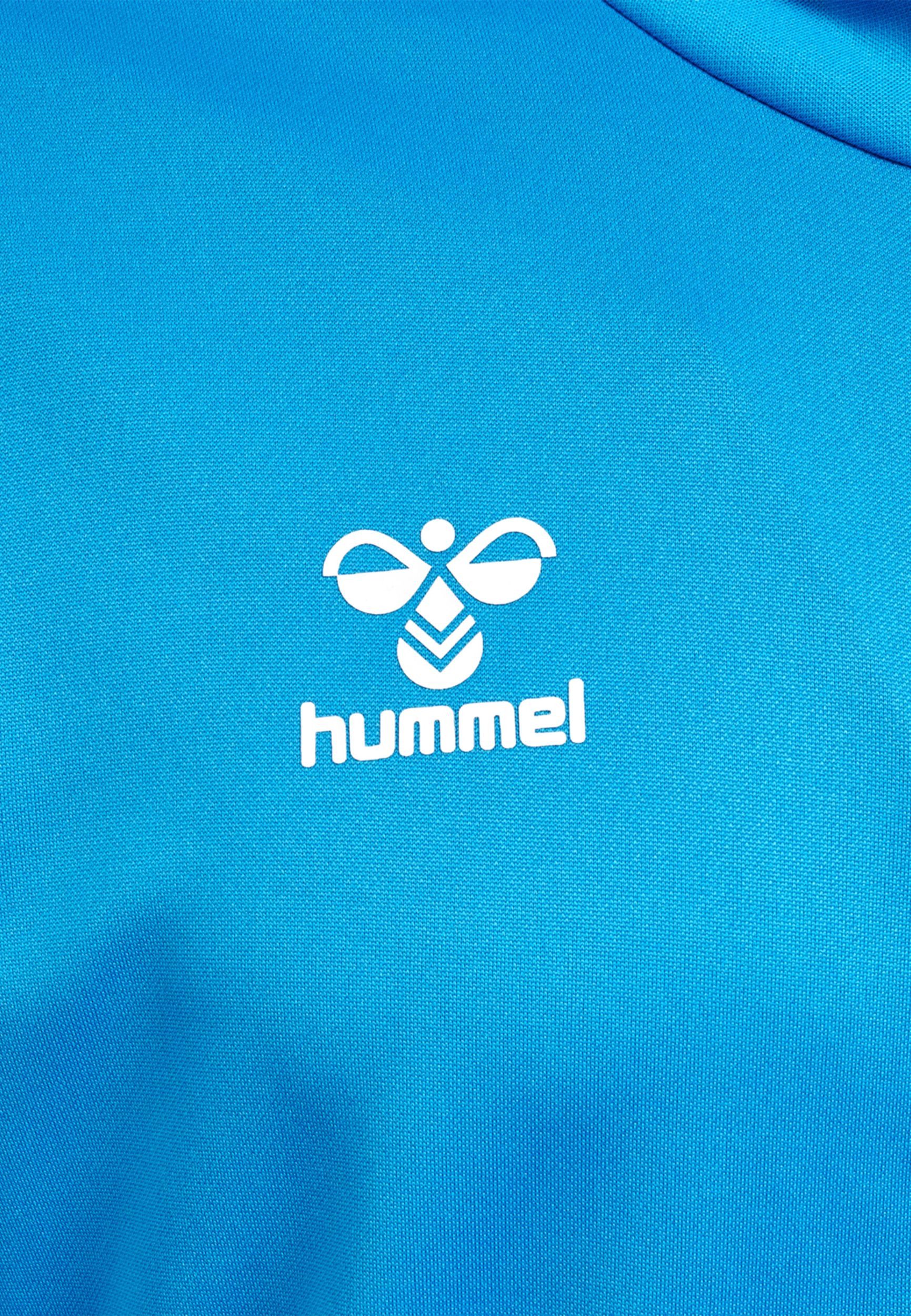 hummel Trainingsanzug Sportliches Design Stehkragen Glatte Oberfläche Komfort (2-tlg), hmlLOGO SUIT