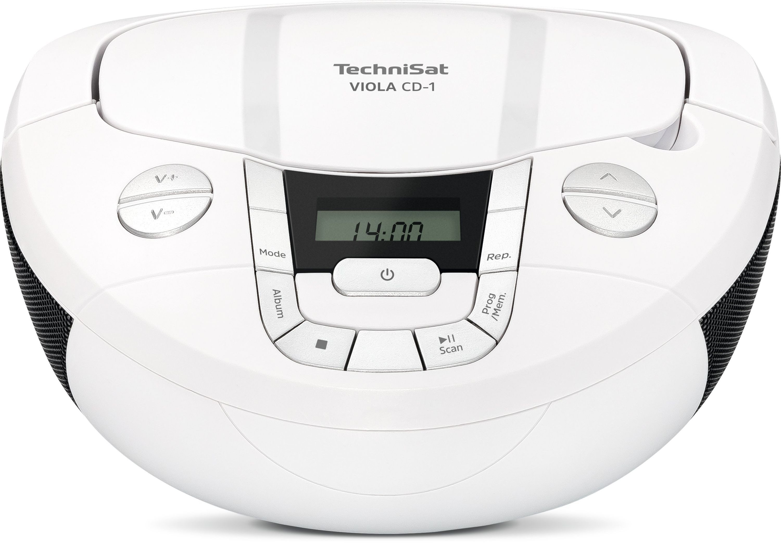 TechniSat VIOLA CD-1 UKW-Radio (FM-Tuner mit RDS, 2 W, CD-Player, Bluetooth, Tragegriff, Netz- und Batteriebetrieb)