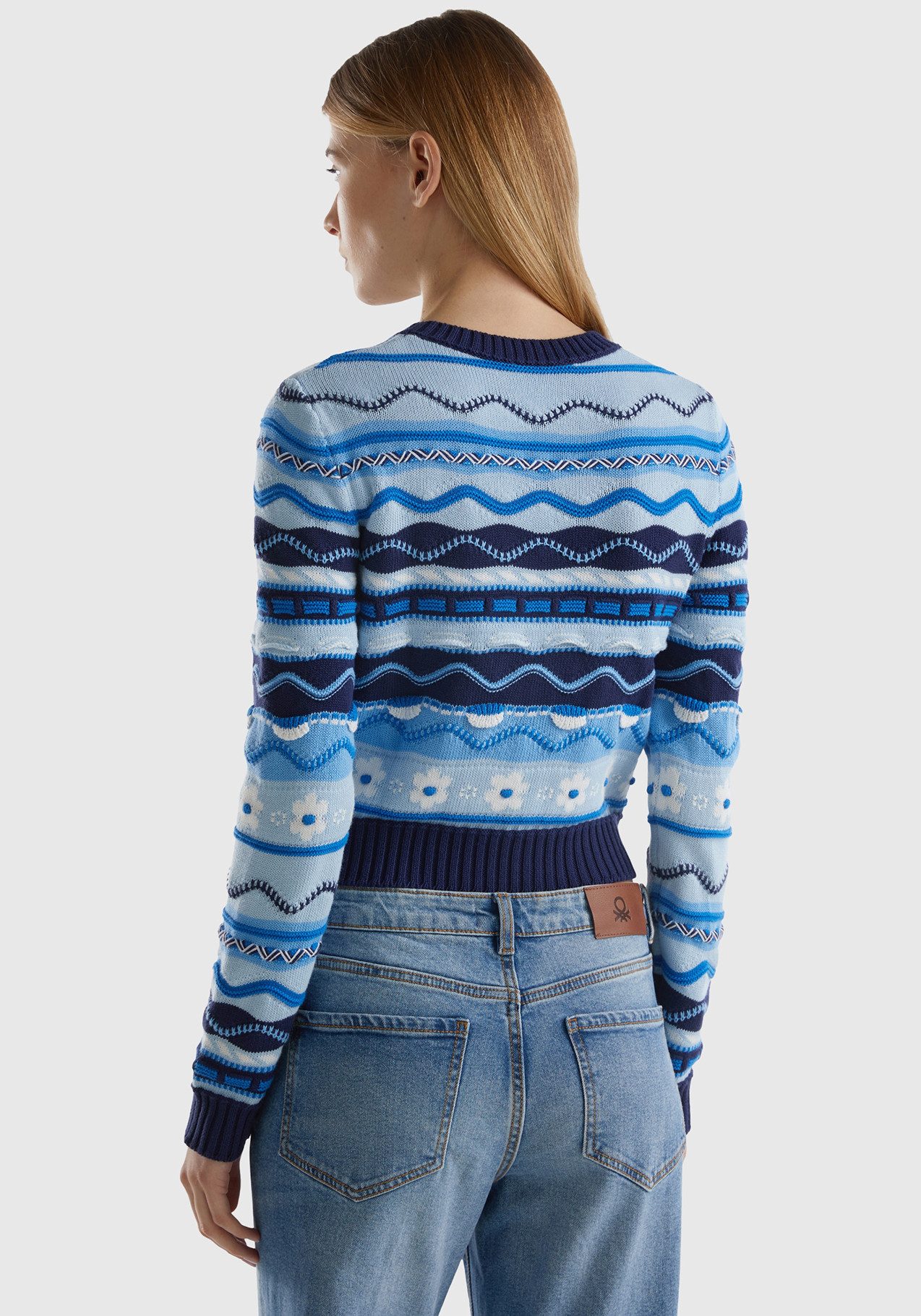 United Colors of Benetton Jacquardpullover mit günstig online kaufen