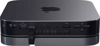 Satechi TYPE-C ALUMINUM STAND & HUB FOR MAC MINI Laptop-Adapter zu 3,5-mm-Klinke, USB Typ A, USB Typ C