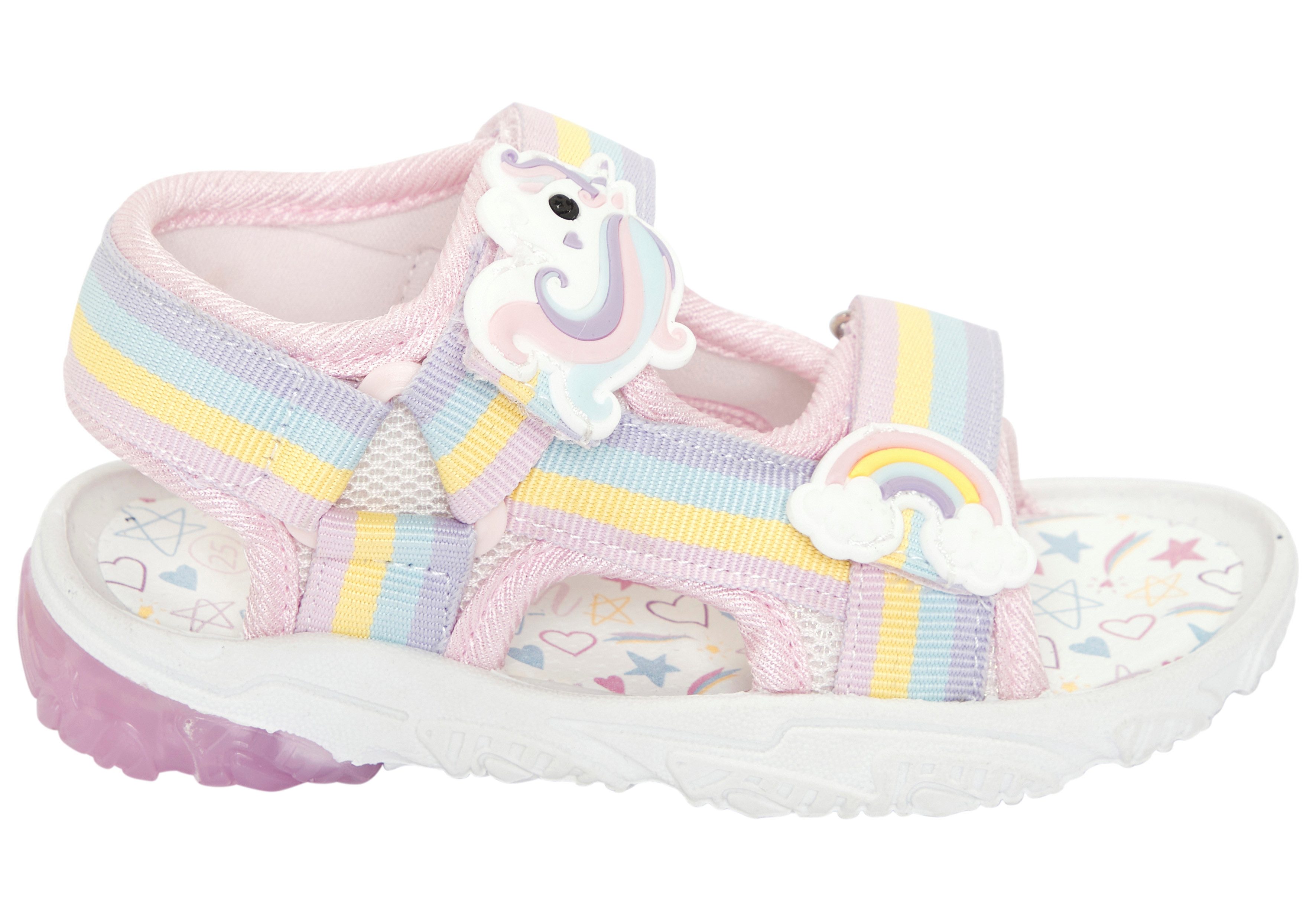 Disney UNICORN Sandale mit cooler Blinkfunktion