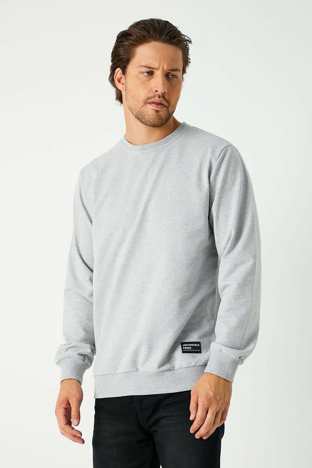 COMEOR Sweatshirt Herren Pullover bequeme Sweater (1-tlg) aus Baumwollmischung