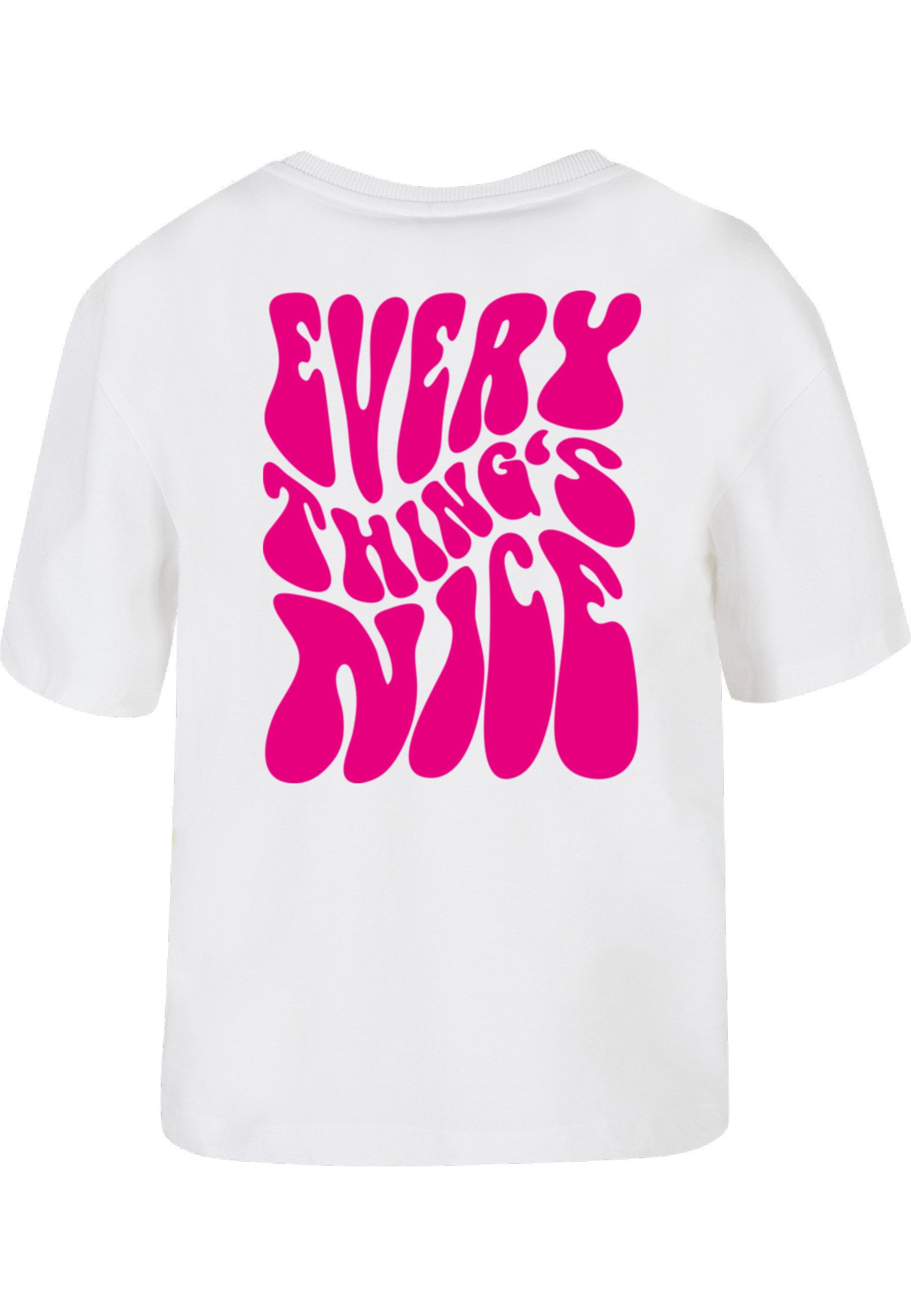 Miss Tee T-Shirt Miss Tee Damen Everything's Nice Tee (1-tlg)