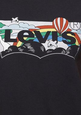 Levi's® T-Shirt mit Logo-Print in Natur-Optik