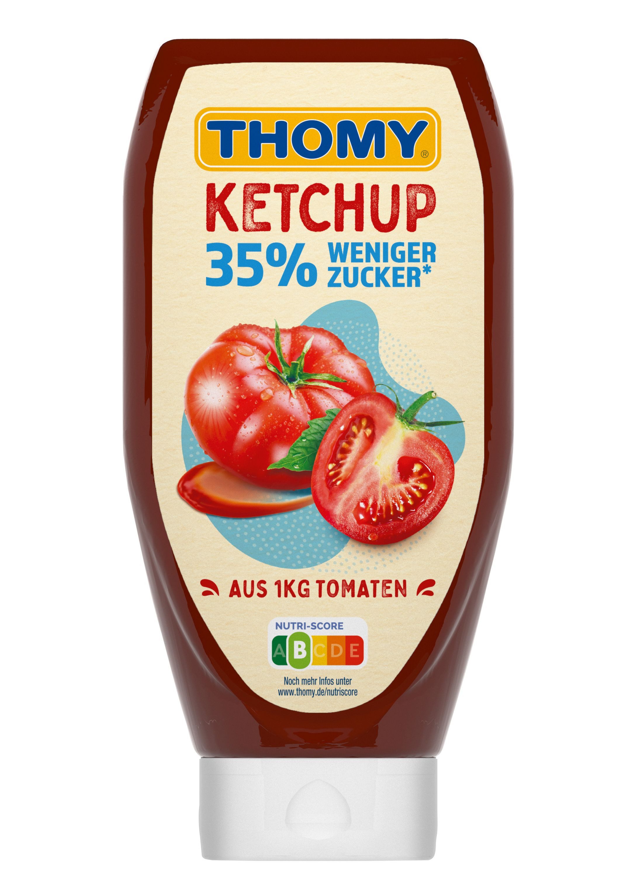 THOMY Saucen, Thomy Ketchup Wenig Zucker tomatig fruchtig klassisch fein mild 540 g