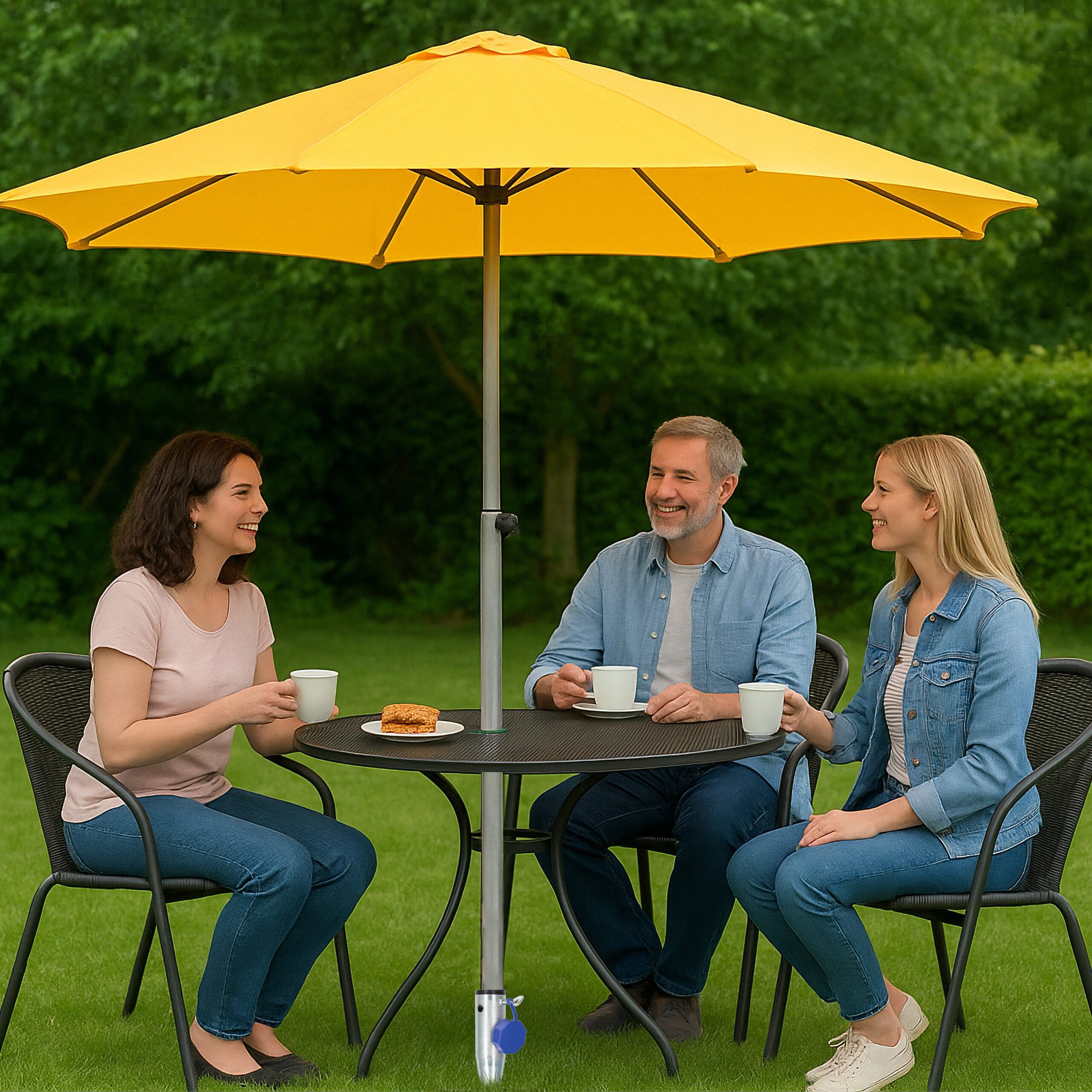relaxdays Schirmhalter Bodenhülse für Sonnenschirm, für günstig online kaufen